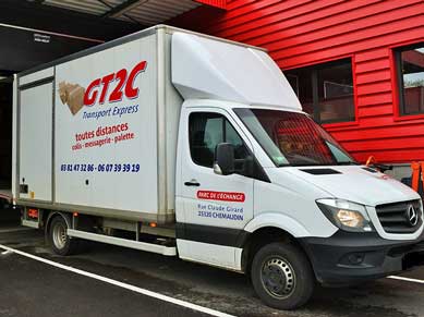 Camion 20m3 avec hayon GT2C